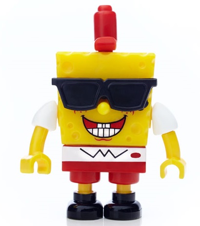 Sponge Bob Racer Red Pants Glasses and Hat FIG946161