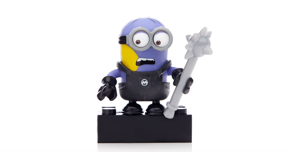 Minion Series 1 Minion Dave Purple and Yellow with Frown