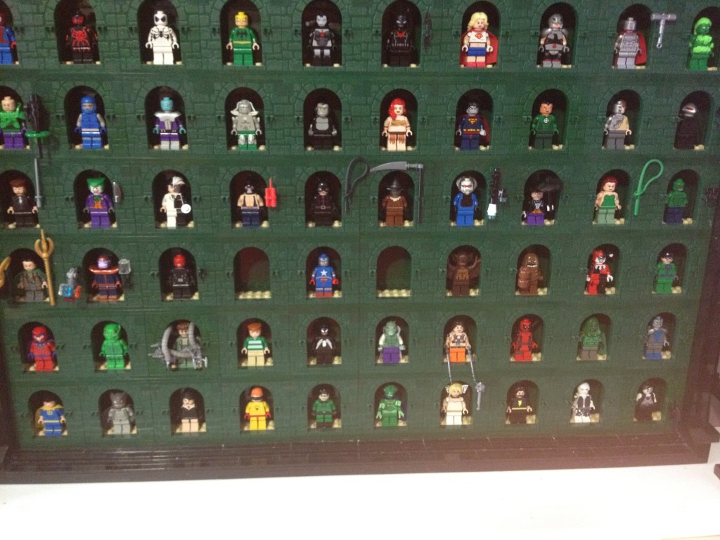 One of the Best Lego Super Hero Minifigure Displays that I have ever