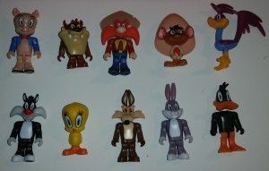 Character Building (Lego like) Looney Tunes Show Series 1 Complete Set of Ten Figures From the UK