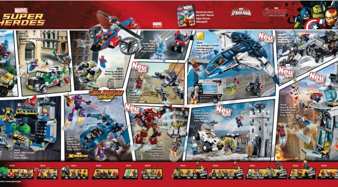 New Summer Lego Marvel Set Images and Minifigures Posted to Argos and German Lego Catalog and London Toy Fair – Updated with Amazon images