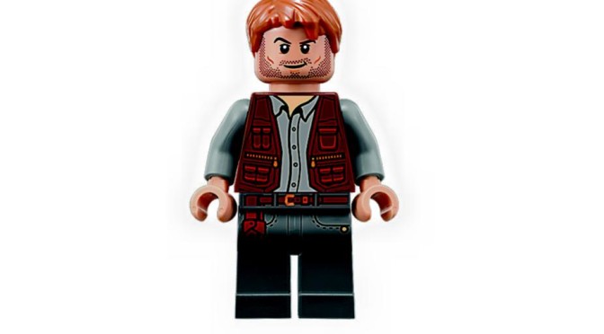 Chris Pratt Owen Minifigure from Jurassic World Revealed today