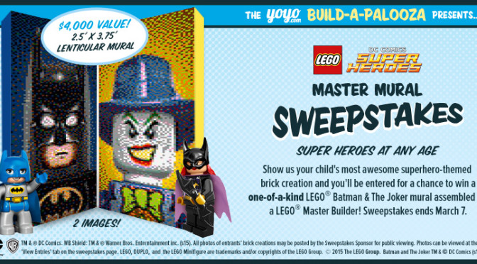 YoYo and Amazon Contest to Win Lego Batman and Joker Mural worth $4000