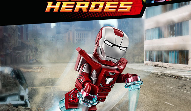 Gamestop Marvel Avengers Pre-Order Bonus Exclusive Silver Centurion Iron Man Minifigure