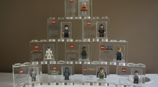 Another Large Collection of TT Games Acrylic Trophy Bricks