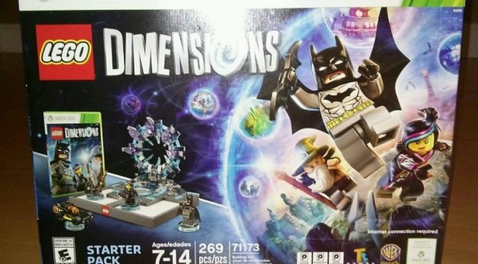 Lego Dimensions Starter Set and Ninjago Fun Pack Found on eBay with back of Box Art