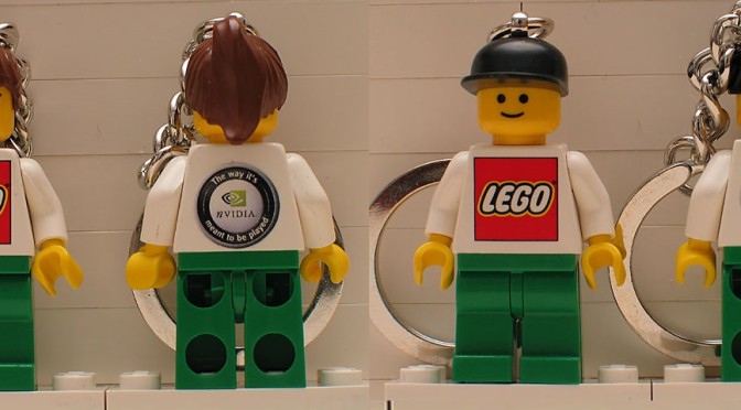 Lego NVIDIA E3 Keychain Promotional Minifigure
