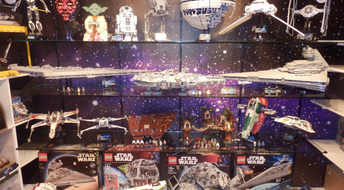 Look what $37,000 will buy you!  One complete collection of Lego Star Wars UCS Sets.