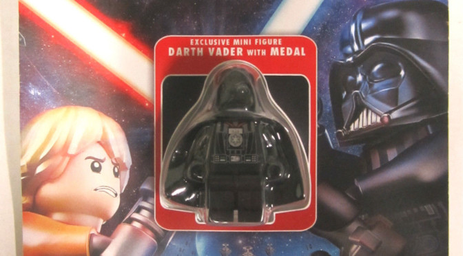 Under Valued Minifigure of the week – Carded Darth Vader with Medal from 2013 New York Toy Fair