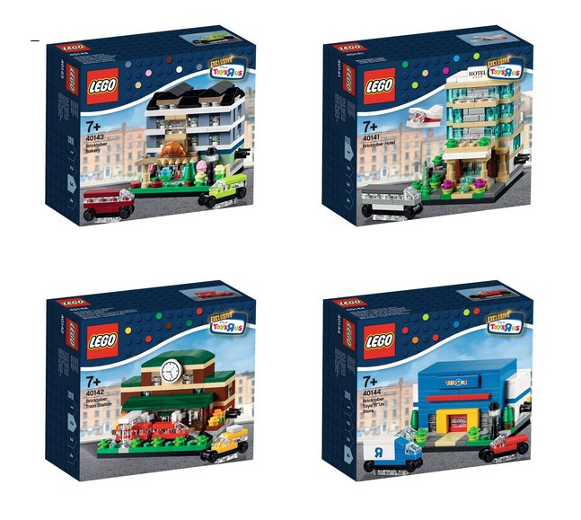 folder Markeret Peck Lego New Mini Modulars from Toys R us 40141 40142 40143 40144 - Minifigure  Price Guide