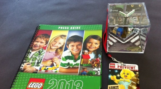 I give this an hour – Lego Star Wars Toy Fair 2013 Yoda Chronicles Press Pass and Collector Cube