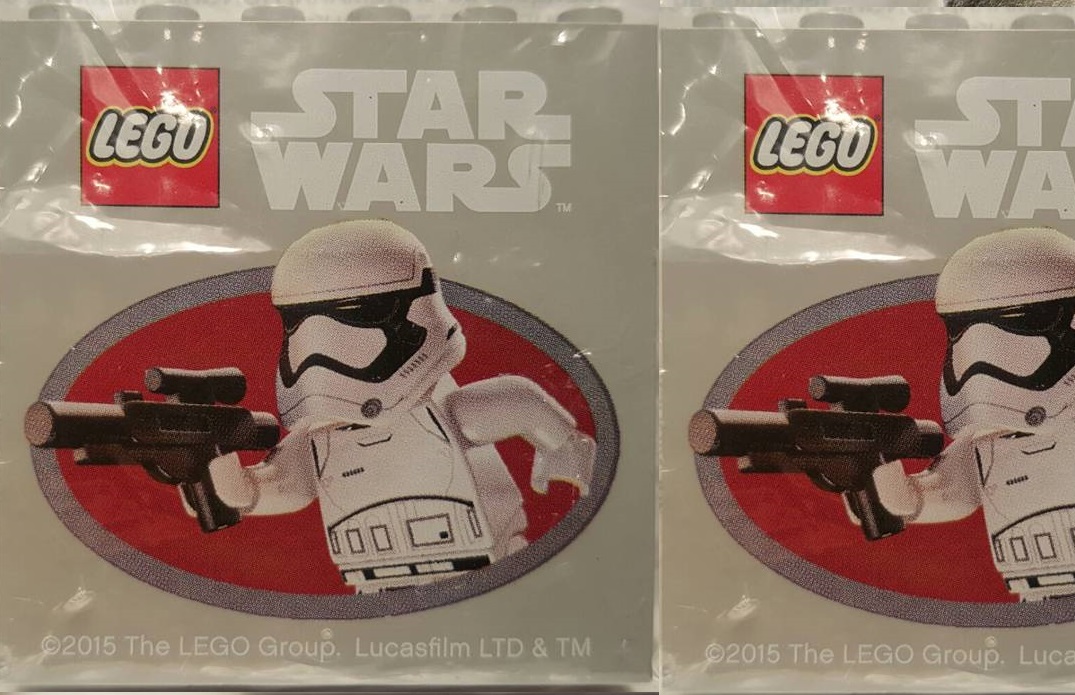 5 Sealed Brand New Lot Of Toys R US LEGO Star Wars 2015 Stormtrooper Bricks