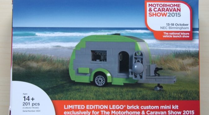 Lego Limited Edition Certified Professional Camper for the Motorhome and Caravan Show this weekend – 2015