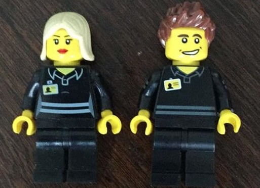 Lego Store Female Employee Minifigure Variant