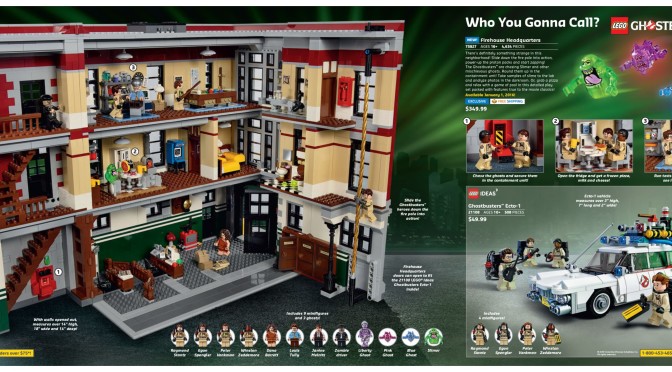 Lego January 2016 US Shop At Home Catalog is up on Website with 3 Page Ghostbusters Pull Out Poster