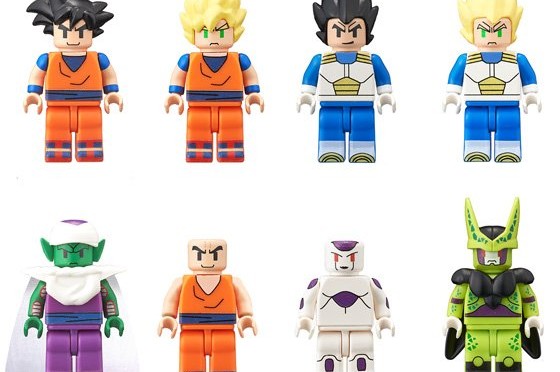Lego Knock Off Dragon Ball Z minifigures figures from Bandai in March 2016