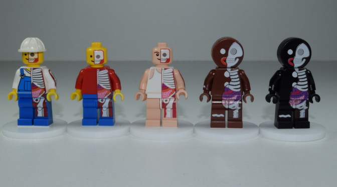 Jason Freeny Minifig Trio  Signed Sculpt Print and Two additional Figures