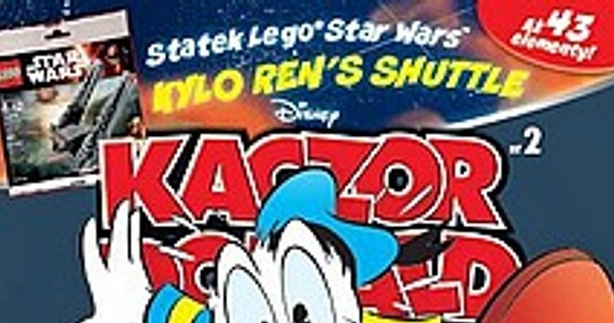 Kylo Ren Shuttle 30279 included Free in Polish Donald Duck Comic Magazine Kaczor Donald