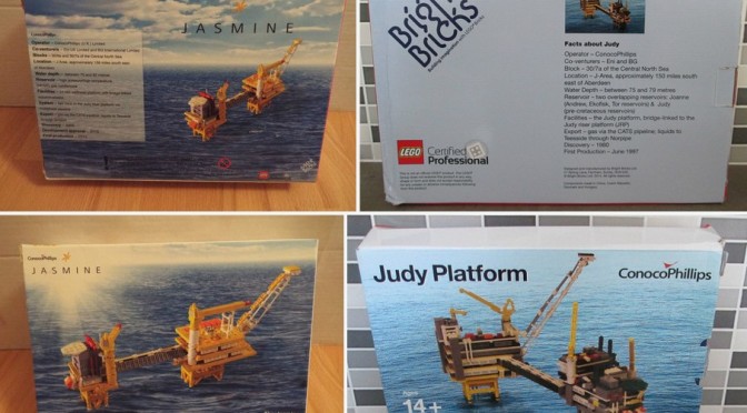 Lego Certified Professional ConocoPhilips Oil Platform sets Judy and Jasmine