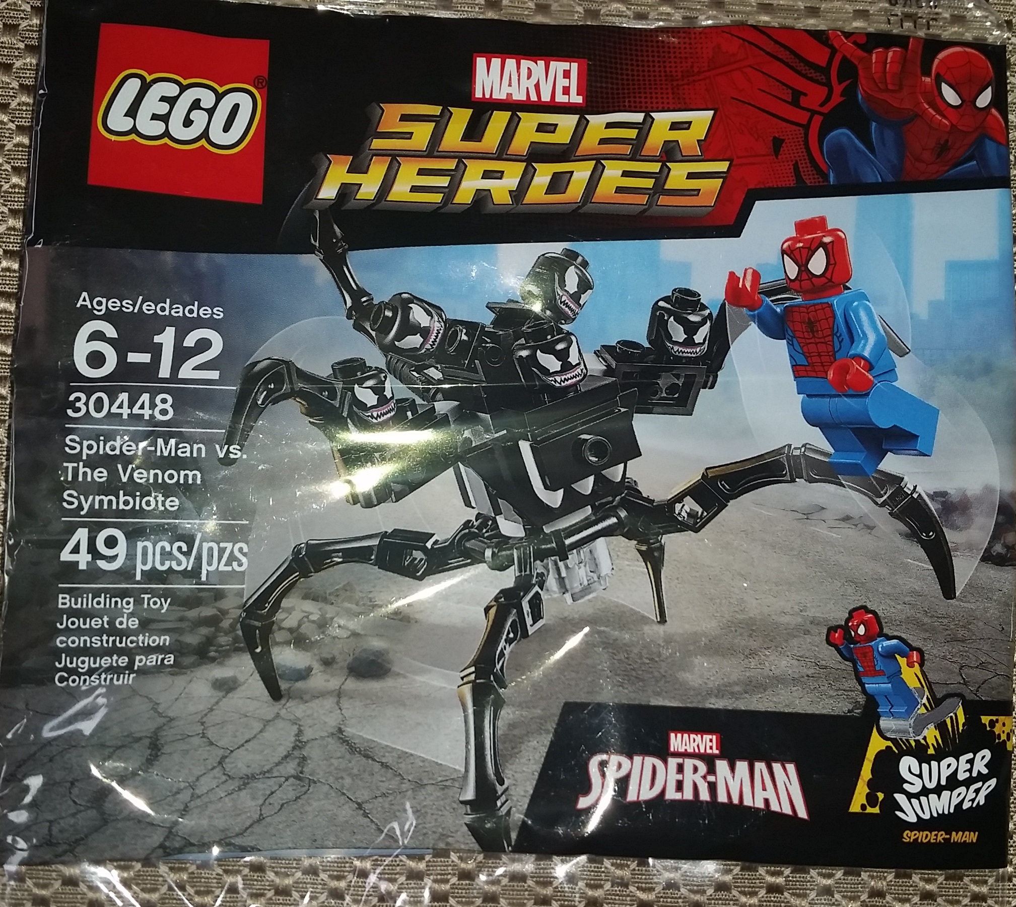 lego spiderman vs venom and iron venom