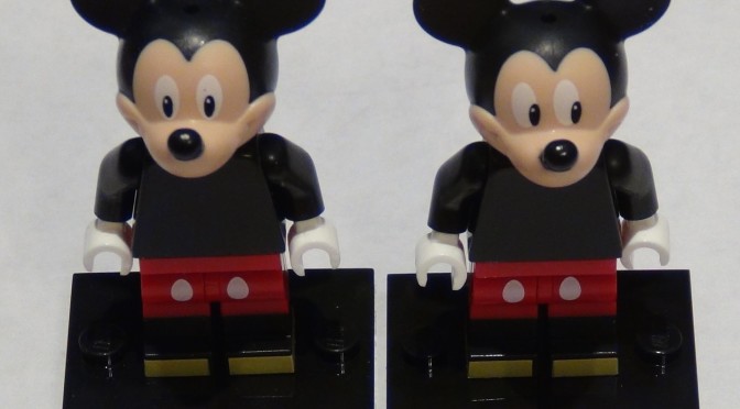 Lego 71012 Disney Mickey Mouse Minifigure Eye Misprint – Pretty Funny – just relisted