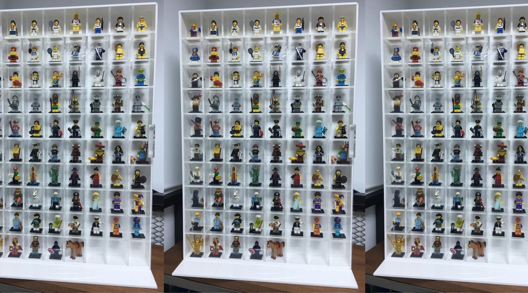 lego minifigure display case big w