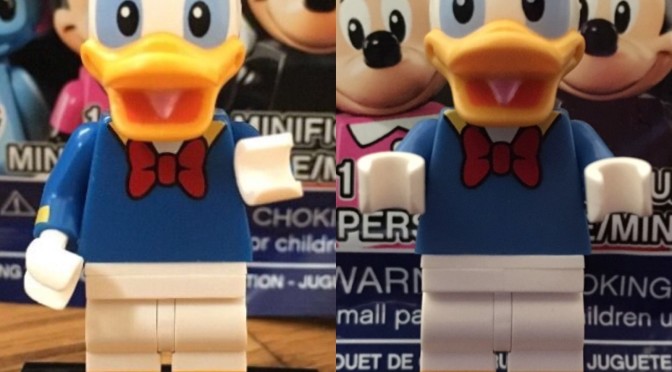 Another Misprint and it is Donald Duck this time – 71012 Disney