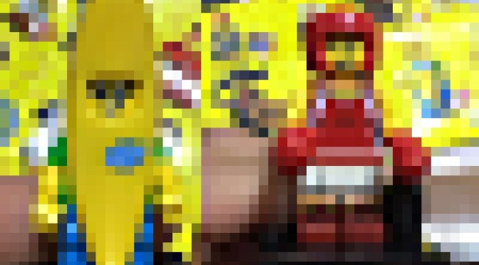 Lego 71013 Banana Man and Female KickBoxer First Pictures Surface