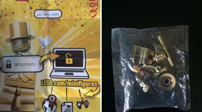 Lego Mr Gold Number 4674 Shows up in Arizona