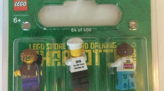 Lego Charlotte North Carolina Limited Edition Minifigure Store Grand Opening Pack