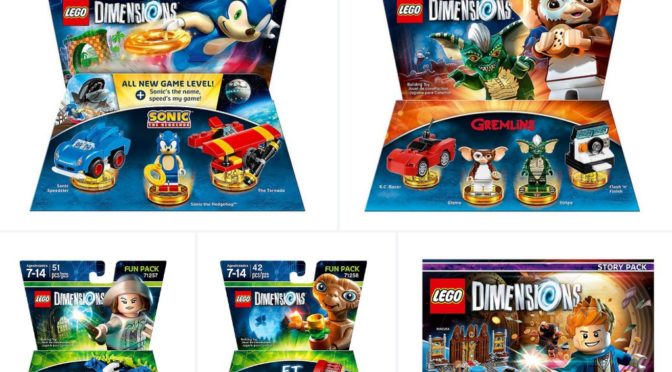 Lego Dimensions Wave 2 is now on Amazon ET – Gremlins – Sonic – Fantastic Beasts