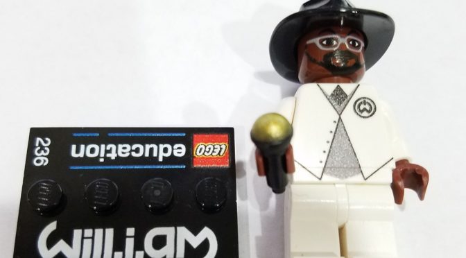 Managed to get my hands on an official Lego Education Will.i.am minifigure this week – Number 236