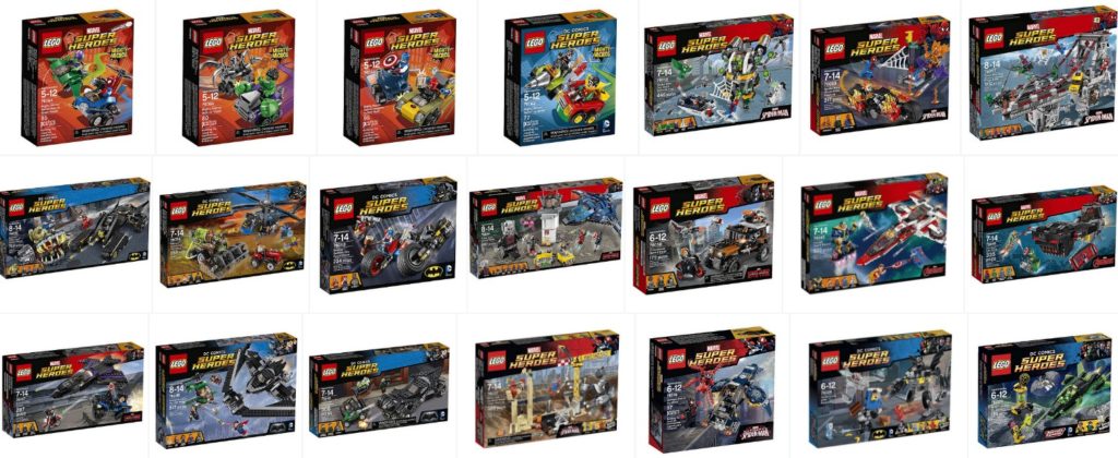 marvel lego sets on amazon