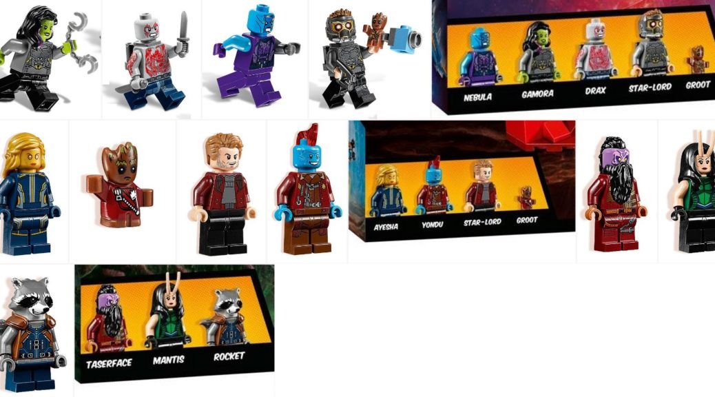 lego minifigure guardians of the galaxy