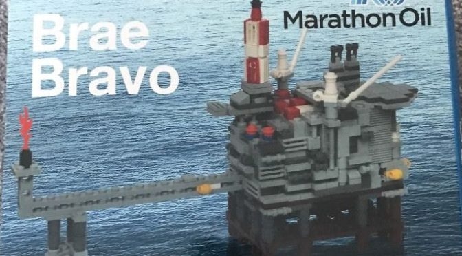 Lego Certified Professional Marathon Brae Bravo Oil Rig set from 2012