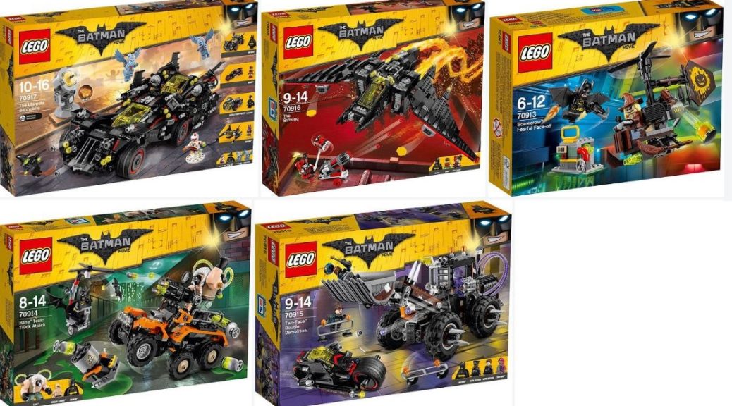 every lego batman movie set