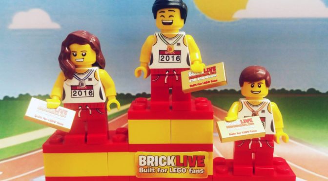 Bricklive Summer Olympic Photo Prize Contest Minifigures – Gold Silver and Bronze