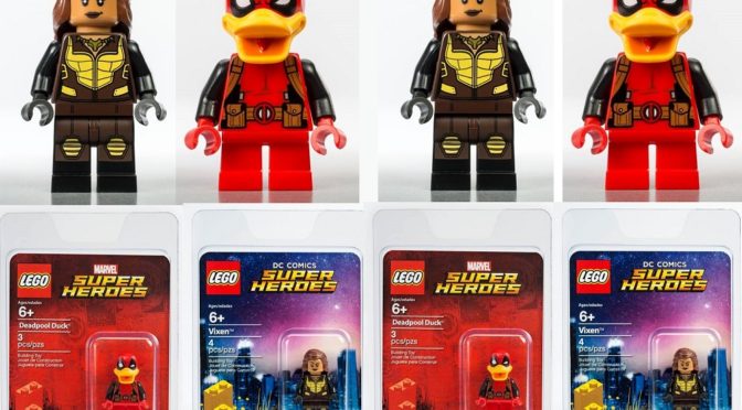 Lego Sdcc 17 Exclusive Dc Legends Of Tomorrow Vixen And Marvel Deadpool Duck Minifigures Minifigure Price Guide