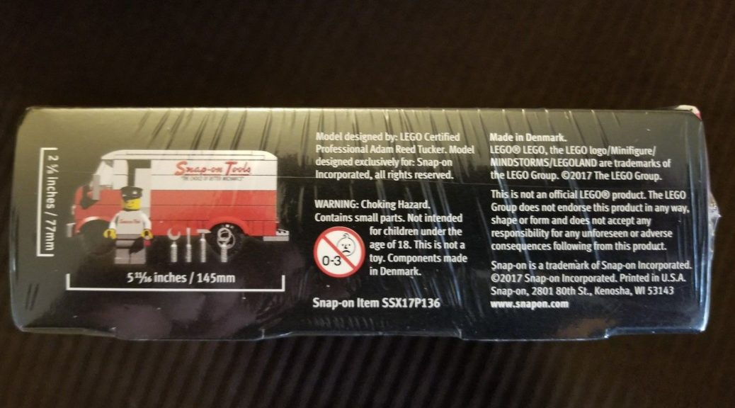 snap on tools lego set