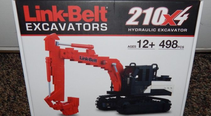 Lego Certified Professional Link Belt Excavator by Mitsui Brick