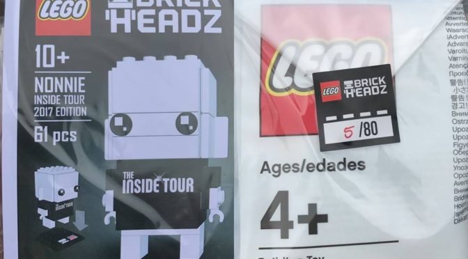 Lego 2017 Inside Tour Edition BrickHeadz Nonnie Figure is limited to 80