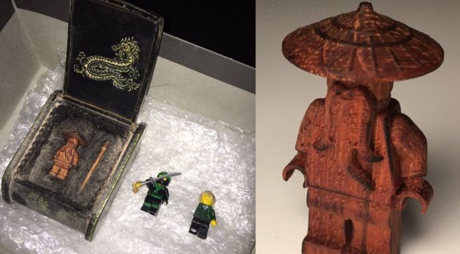 Extremely Exclusive Lego Wooden Wu Minifigure revealed – Yes – it is really made of Wood