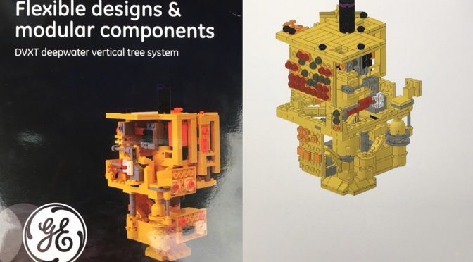 Bright Bricks Lego Certified Professional DVXT Deepwater vertical tree system from GE