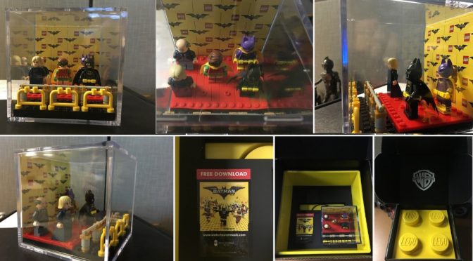 Lego Batman Movie Promotional Minifigure box sent out to the members of the HFPA for Golden Globes