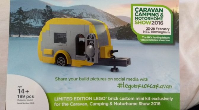 Yellow Lego Certified Professional Bright Bricks Caravan Show 2016 Limited Edition