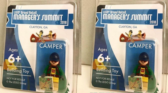 Lego 2018 Camper Manager Conference Minifigure – Summit in Clayton GA