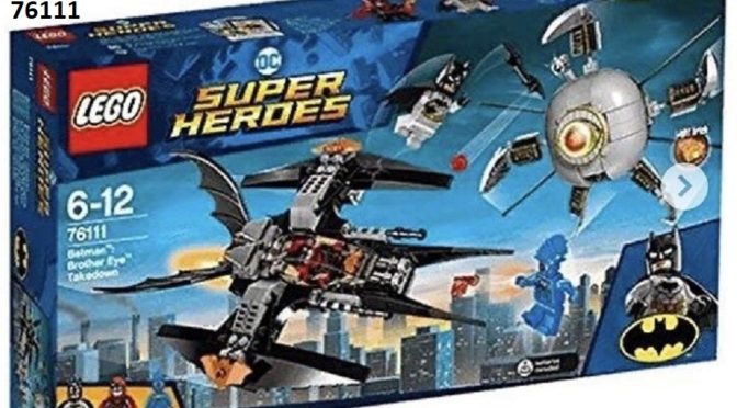 Lego 76111 Batman Brother Eye Takedown and 76110 Batman Attack of the Talons