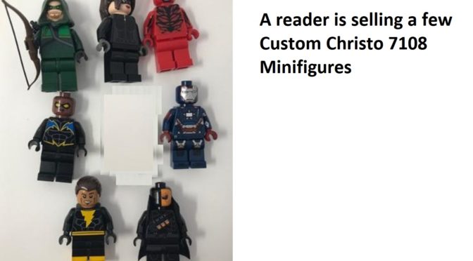A reader of the site is selling a few Custom Christo Minifigures