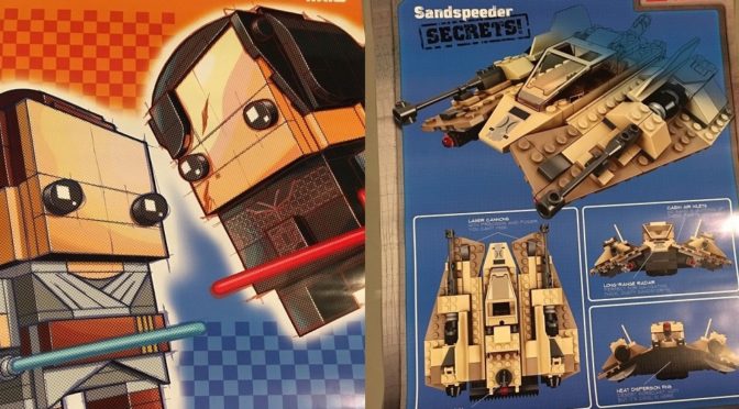 Lego Star Wars Exclusive BrickHeadz Poster from Target