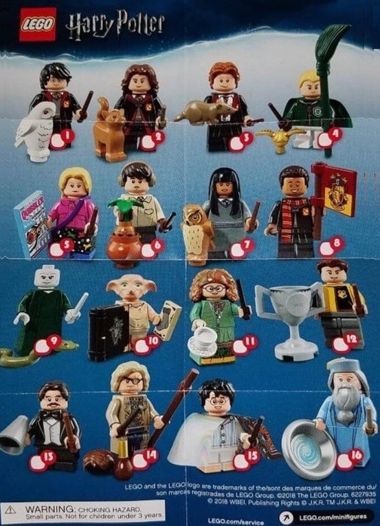 LEGO Harry Potter 71022 Collectible Minifigures Series 1 with 22 figures - Minifigure Price Guide